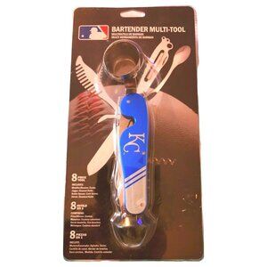 New KC 8 Piece Bartending Bar Tool  Official MLB Merchandise New In Sealed Packa